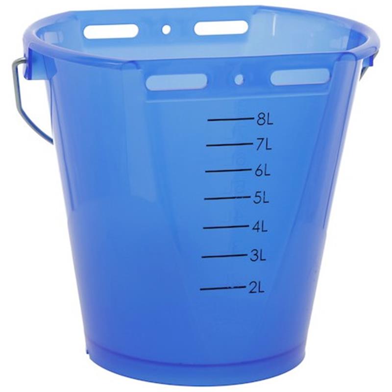 Vedro - modro transparentno 8 ltr. 