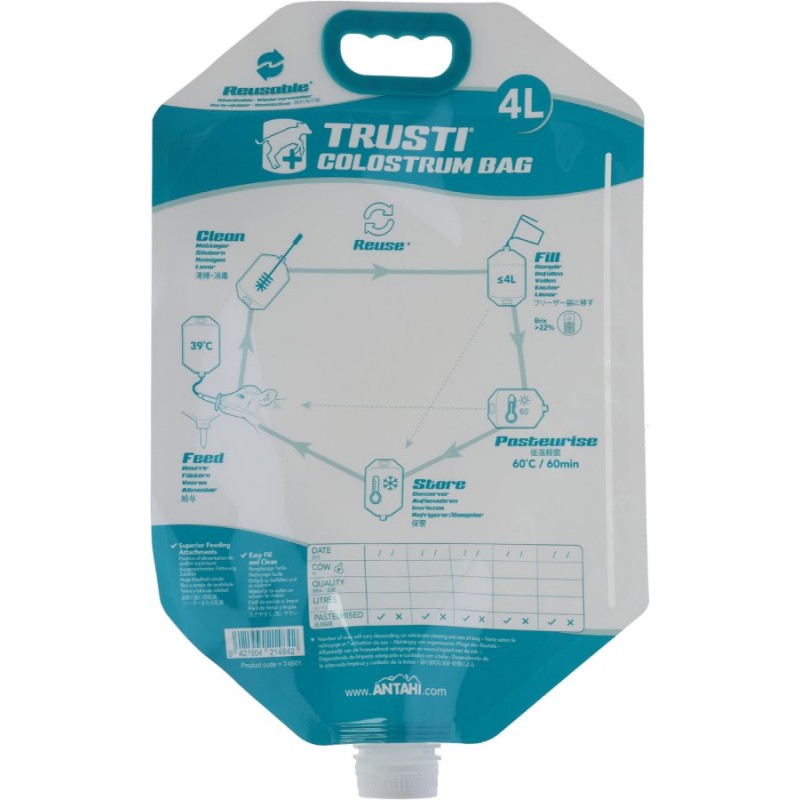 Trusti vrečke za mlezivo ( kolostrum ) - set 10-ih