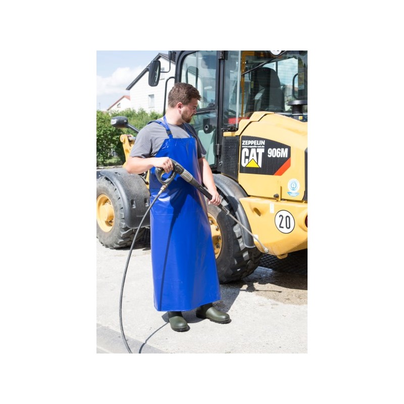 Predpasnik za pranje in molžo, moder