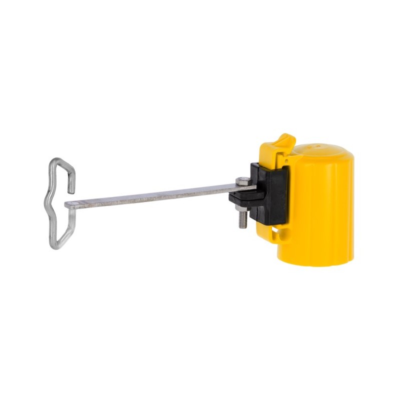 Pokrovni izolator T-stebra - kotna rešitev za trak/vrvico 4/1