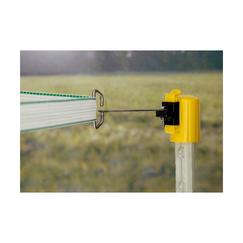 Pokrovni izolator T-stebra - kotna rešitev za trak/vrvico 4/1