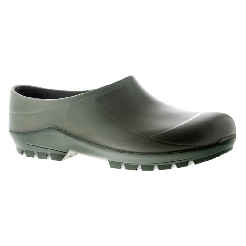 Nora PU-Clog COMFY - olivno zelene barve