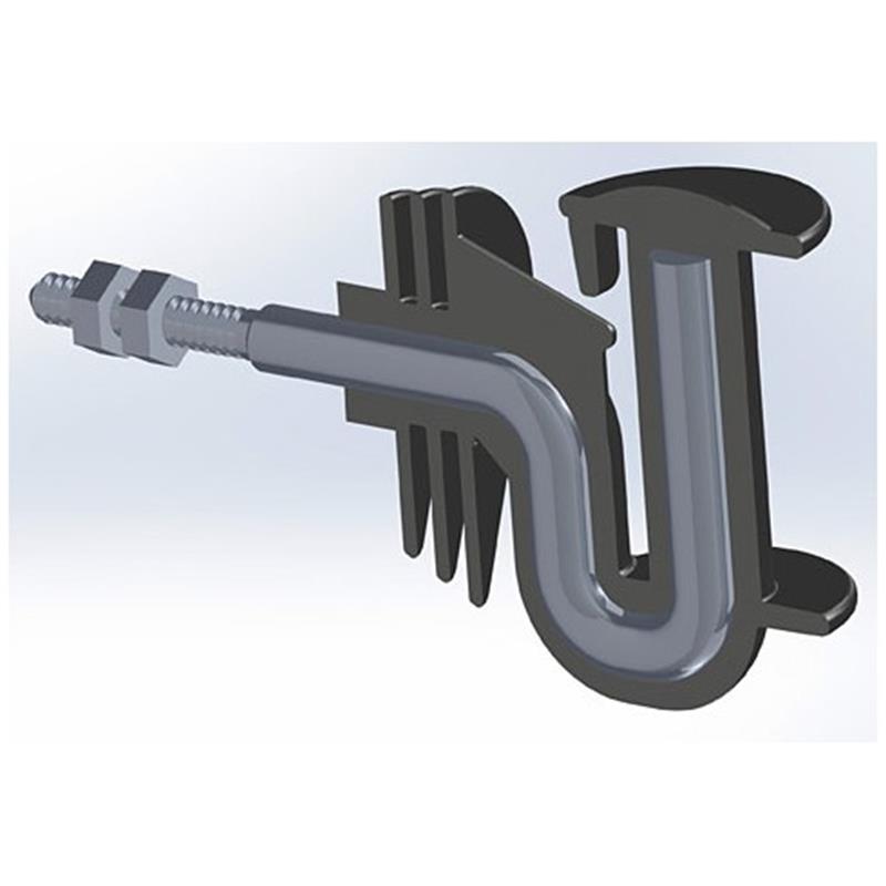 Kotni izolator za trakove Cavallo z metričnim navojem 10/1