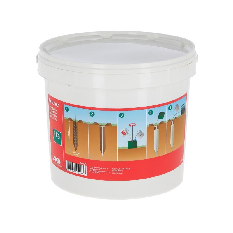 Ozemljitvena zmes Bentonit 6 kg