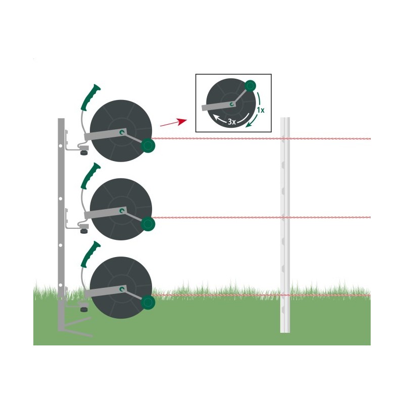 Vreteno z gonilom 3:1