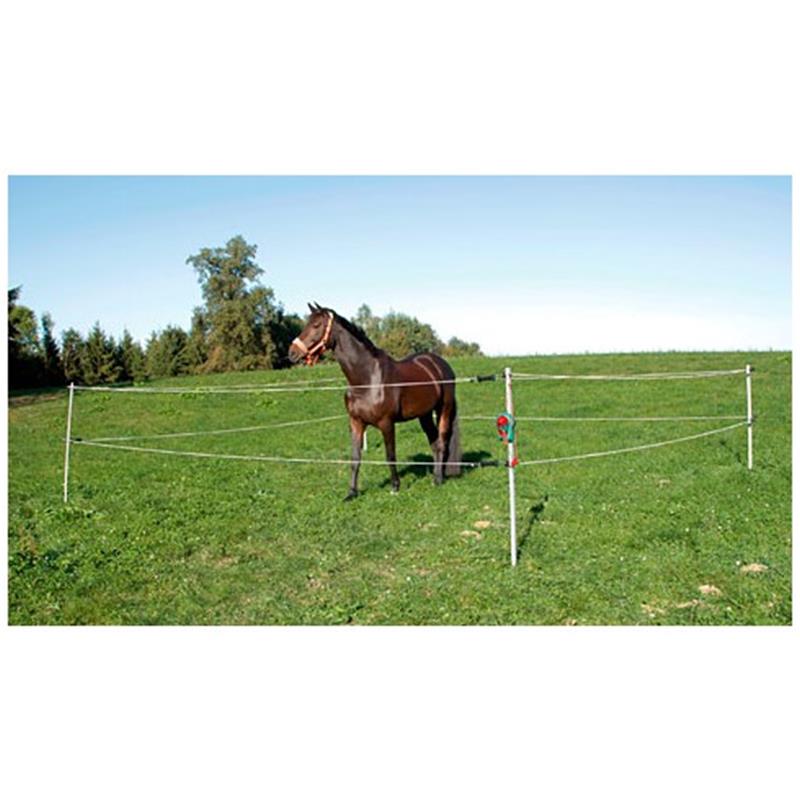 Komplet za turnirje/konjske ograde 7 x 7 m - s pašnim aparatom