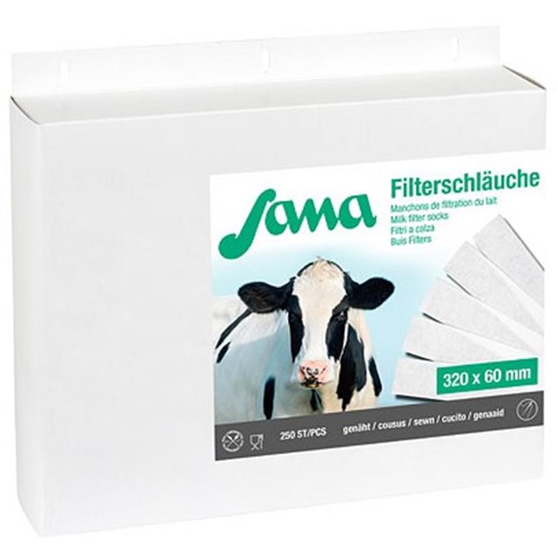 Sana cevni filter za mleko, šivan 57/60 mm, 250 mm