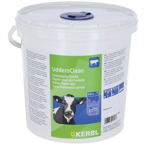 Brisače za vime - vlažne - 800 kom v vedru