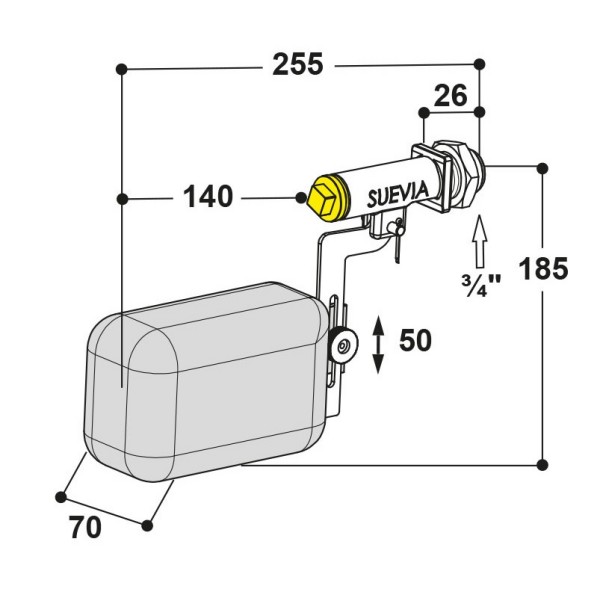 Plovec mod. 675 - NIZKOTLAČNI