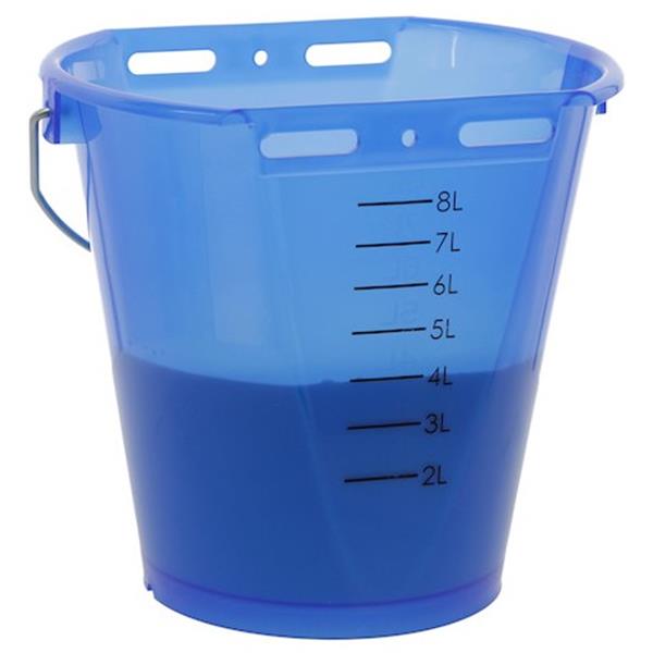 Vedro - modro transparentno 8 ltr. 