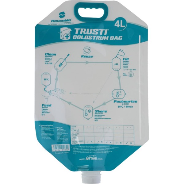 Trusti vrečke za mlezivo ( kolostrum ) - set 10-ih