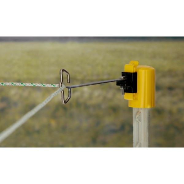 Pokrovni izolator T-stebra - kotna rešitev za trak/vrvico 4/1