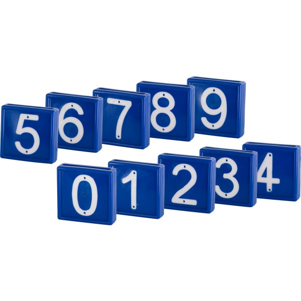 Številke za ovratnice - modre 10/1
