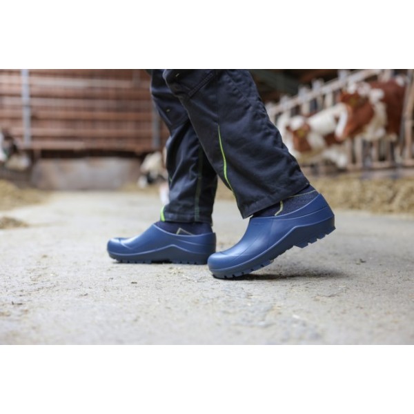 Nora PU-Clog COMFY - modre barve