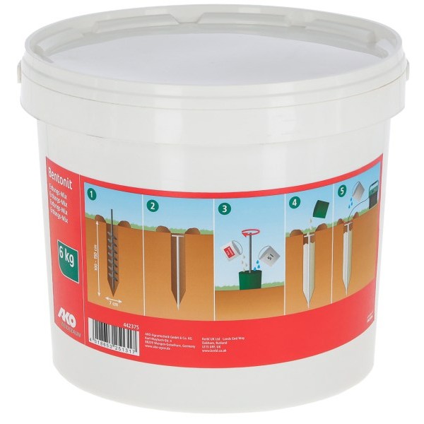 Ozemljitvena zmes Bentonit 6 kg