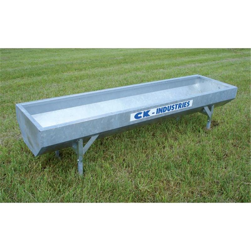 Krmilno korito širina 60cm cinkano
